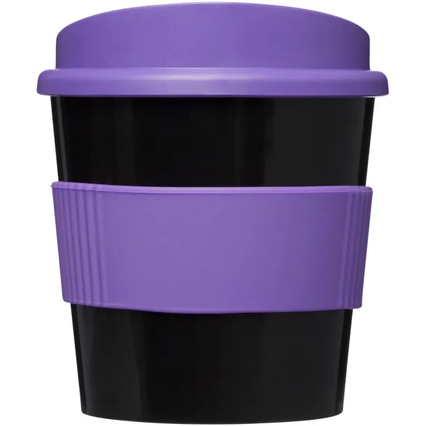 Americano® primo 250 ml tumbler with grip - Unbranded Solid black Purple