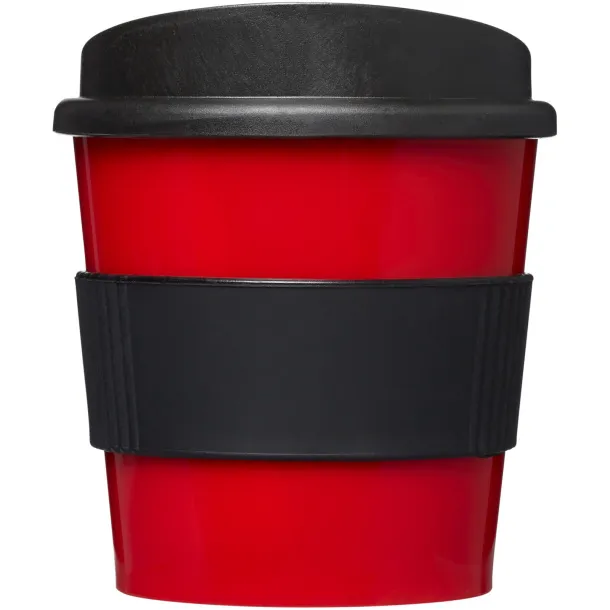 Americano® primo 250 ml tumbler with grip - Unbranded Red Solid black