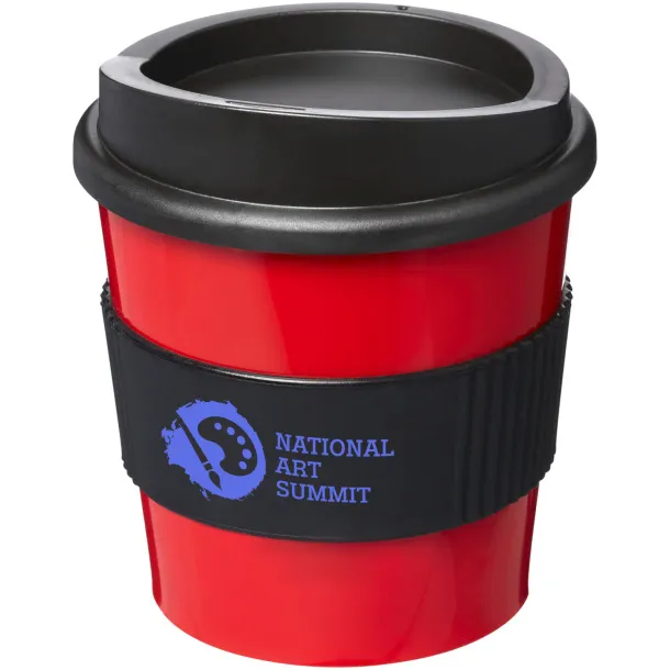 Americano® primo 250 ml tumbler with grip Red Solid black