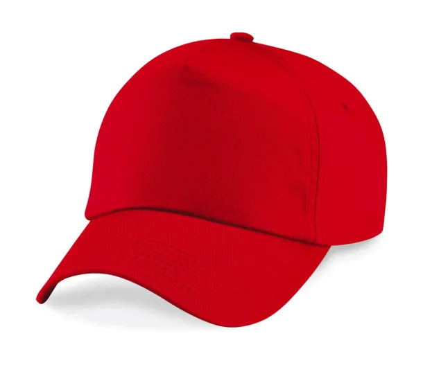  Junior Original 5 Panel Cap - Beechfield Bright Red