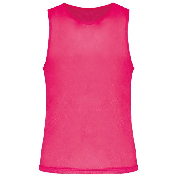  MULTI-SPORTS LIGHT MESH BIB - Proact Fluorescent Pink