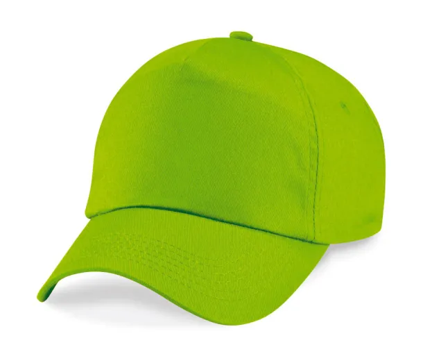  Junior Original 5 Panel Cap - Beechfield Lime Green