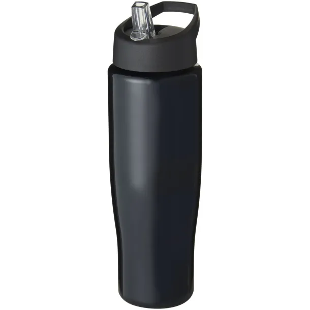 H2O Tempo® 700 ml spout lid sport bottle Solid black