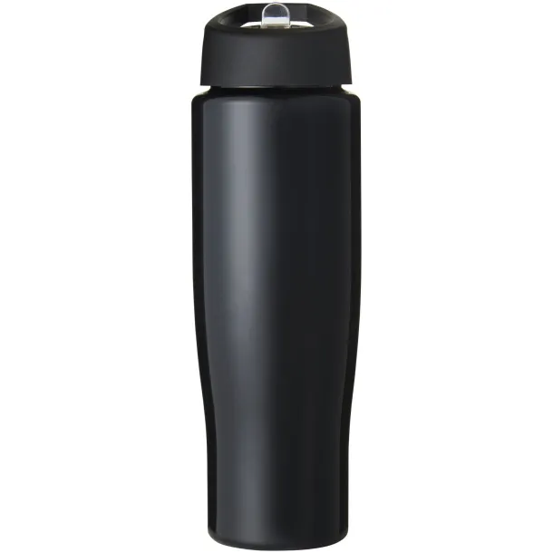 H2O Tempo® 700 ml spout lid sport bottle Solid black