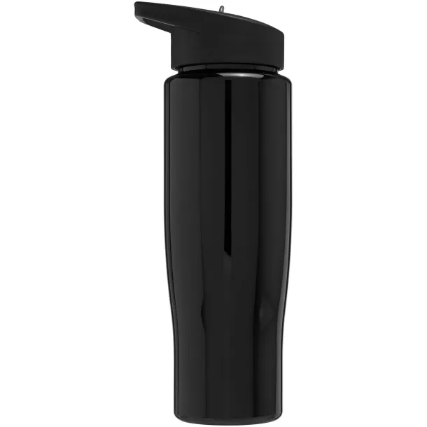 H2O Tempo® 700 ml spout lid sport bottle Solid black