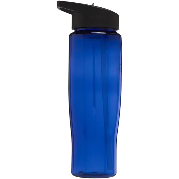 H2O Tempo® 700 ml spout lid sport bottle Blue Solid black