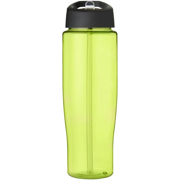 H2O Tempo® 700 ml spout lid sport bottle Lime Solid black