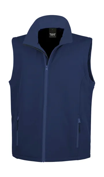  Men's Printable Softshell Bodywarmer - Result Core Navy Navy