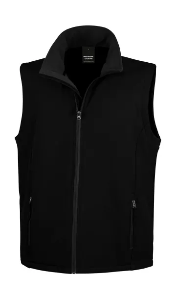  Men's Printable Softshell Bodywarmer - Result Core Black Black