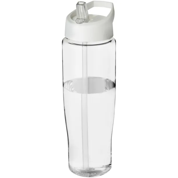 H2O Tempo® 700 ml spout lid sport bottle - Unbranded White White