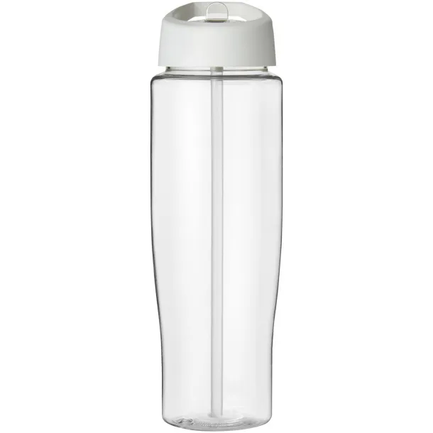 H2O Tempo® 700 ml spout lid sport bottle - Unbranded White White