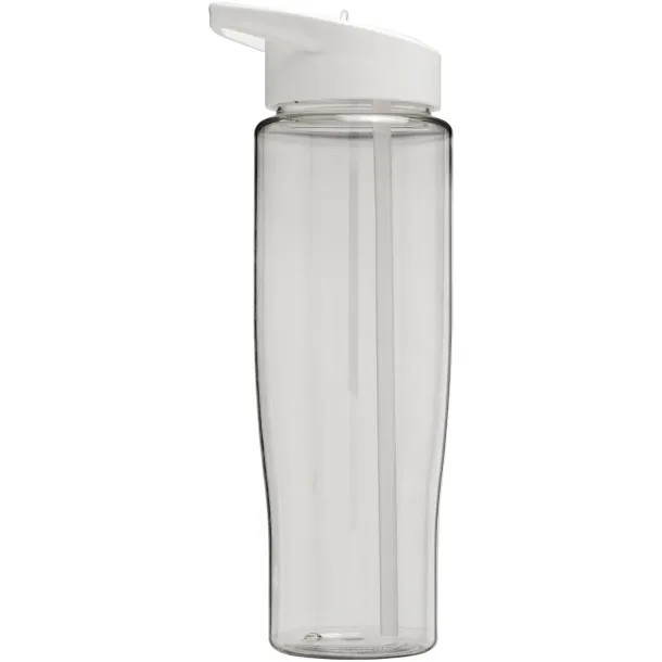 H2O Tempo® 700 ml spout lid sport bottle - Unbranded White White