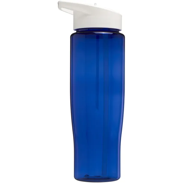 H2O Tempo® 700 ml spout lid sport bottle - Unbranded Blue White