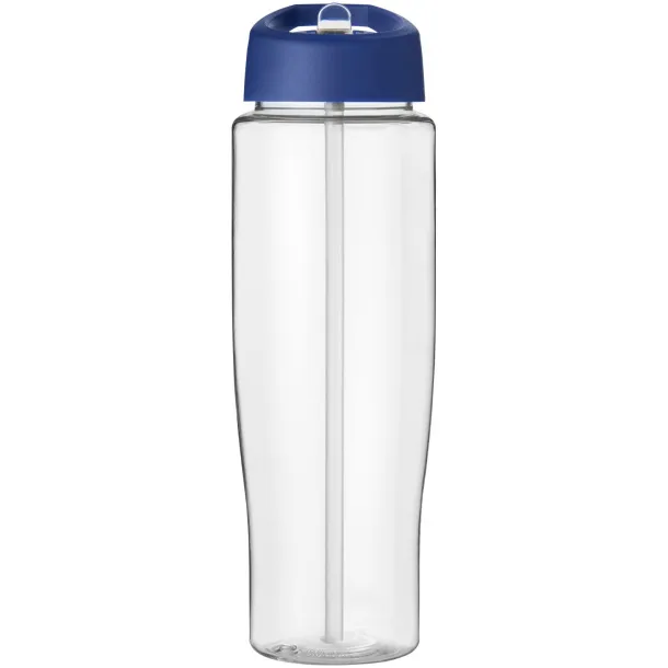 H2O Tempo® 700 ml spout lid sport bottle - Unbranded White Blue