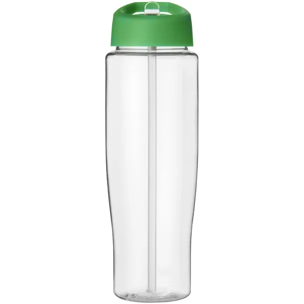 H2O Tempo® 700 ml spout lid sport bottle - Unbranded White Green