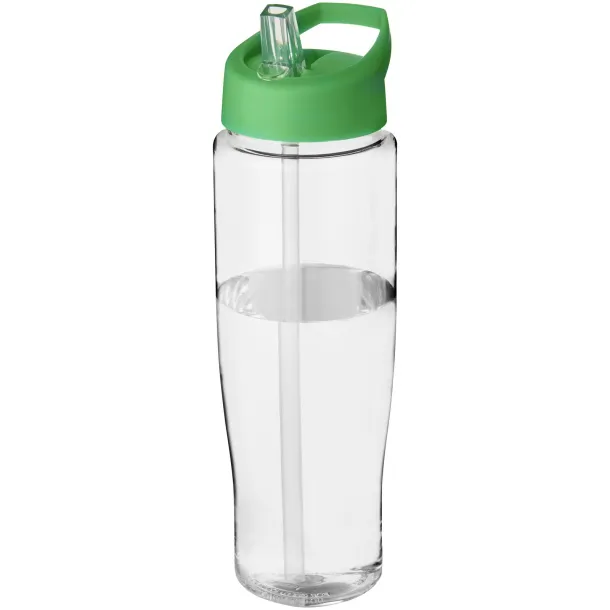 H2O Tempo® 700 ml spout lid sport bottle - Unbranded White Green