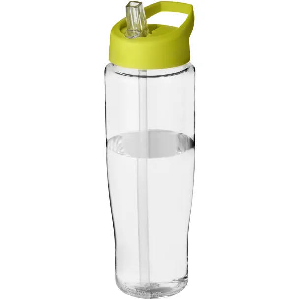 H2O Tempo® 700 ml spout lid sport bottle - Unbranded White Lime