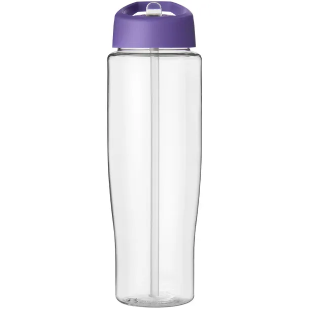 H2O Tempo® 700 ml spout lid sport bottle - Unbranded White Purple