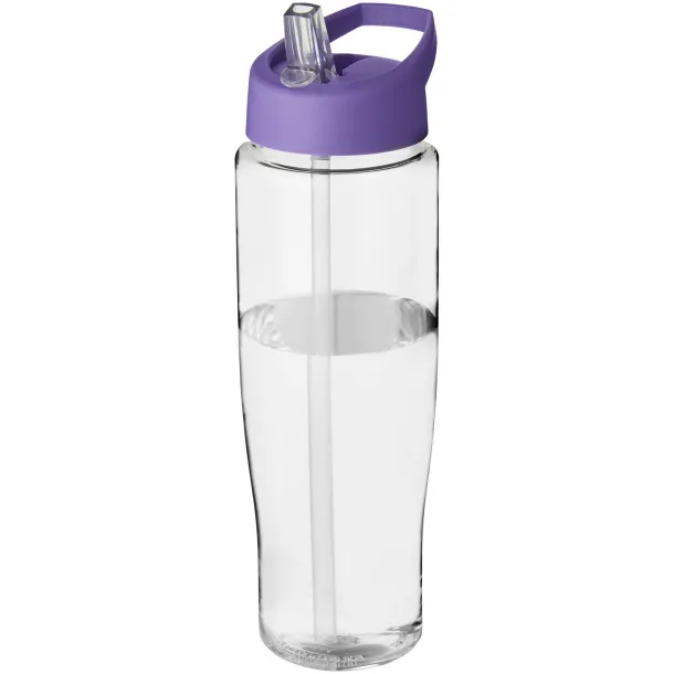 H2O Tempo® 700 ml spout lid sport bottle - Unbranded White Purple