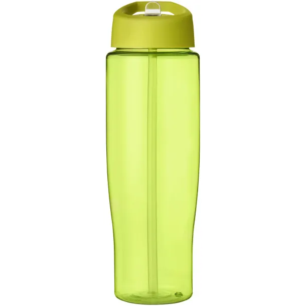 H2O Tempo® 700 ml spout lid sport bottle Transparent lime Lime