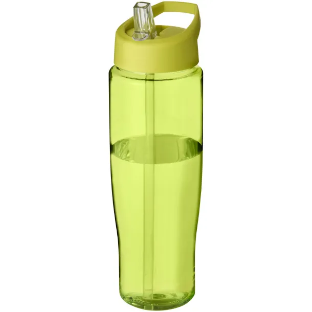 H2O Tempo® 700 ml spout lid sport bottle Transparent lime Lime