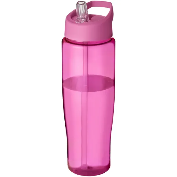 H2O Tempo® 700 ml spout lid sport bottle Transparent pink