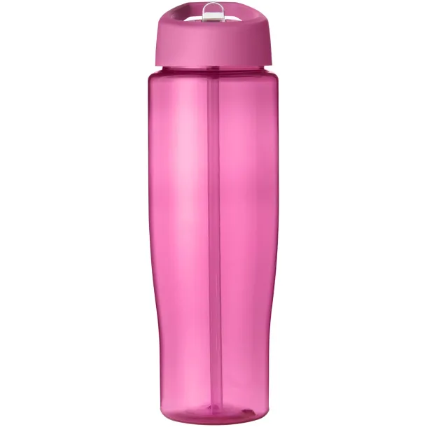 H2O Tempo® 700 ml spout lid sport bottle Transparent pink