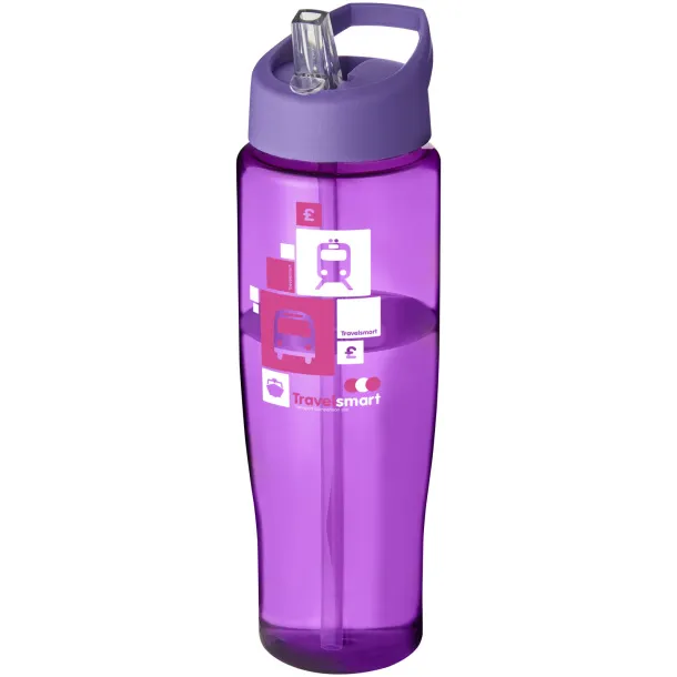 H2O Tempo® 700 ml spout lid sport bottle Purple