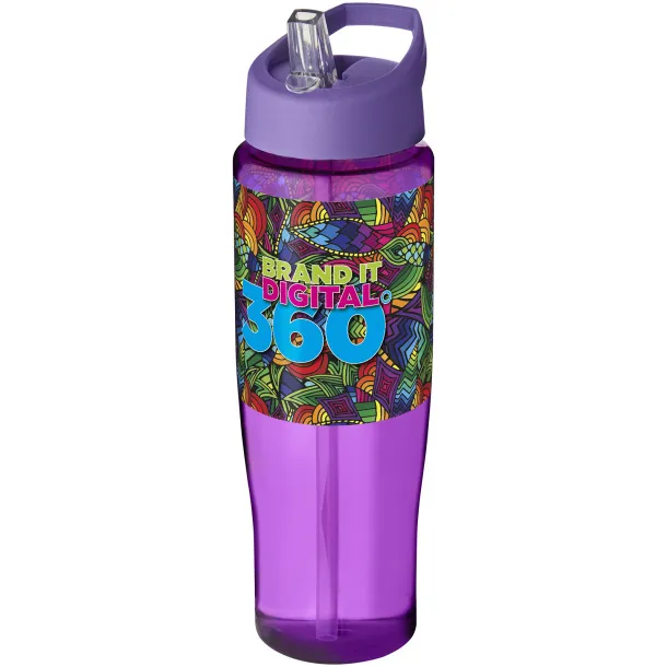 H2O Tempo® 700 ml spout lid sport bottle Purple