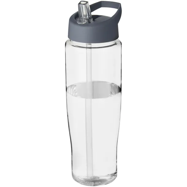 H2O Tempo® 700 ml spout lid sport bottle - Unbranded White Storm grey