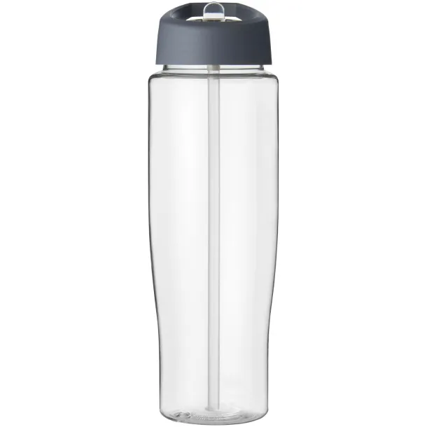 H2O Tempo® 700 ml spout lid sport bottle - Unbranded White Storm grey