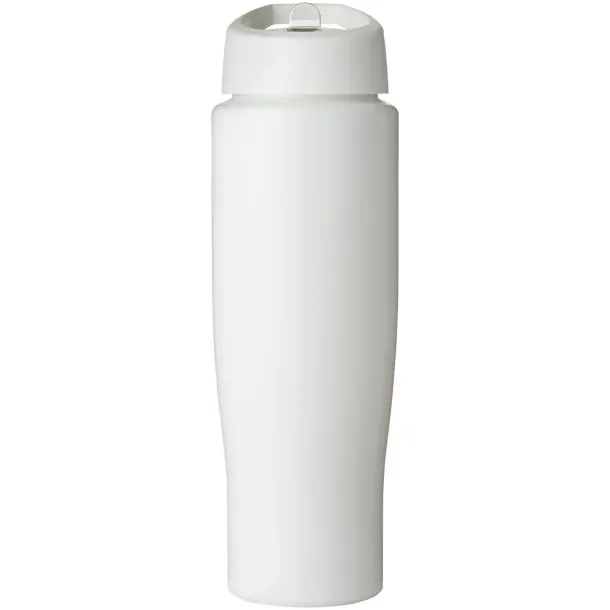 H2O Tempo® 700 ml spout lid sport bottle - Unbranded White