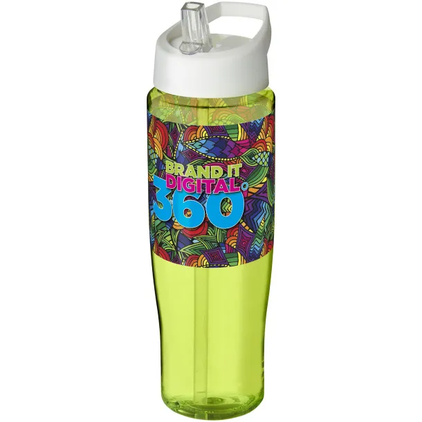 H2O Tempo® 700 ml spout lid sport bottle Lime White