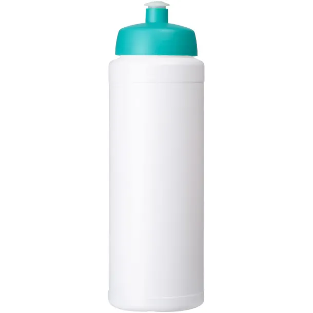 Baseline® Plus 750 ml bottle with sports lid - Unbranded White Aqua