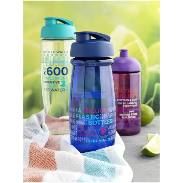 H2O Pulse® sportska boca s automatskim poklopcem, 6000 ml Bijela Crna