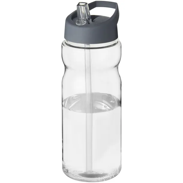 H2O Base® 650 ml spout lid sport bottle - Unbranded White Storm grey