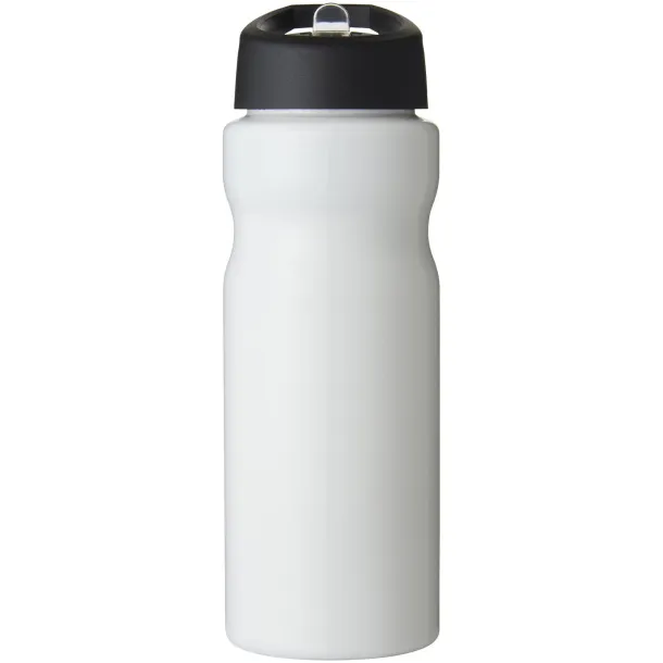 H2O Base® 650 ml spout lid sport bottle - Unbranded White Solid black