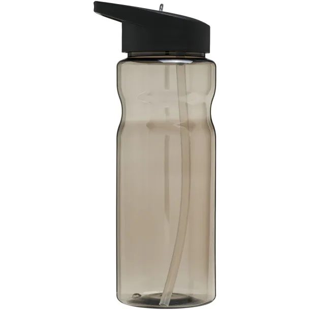 H2O Base® 650 ml spout lid sport bottle Charcoal Solid black