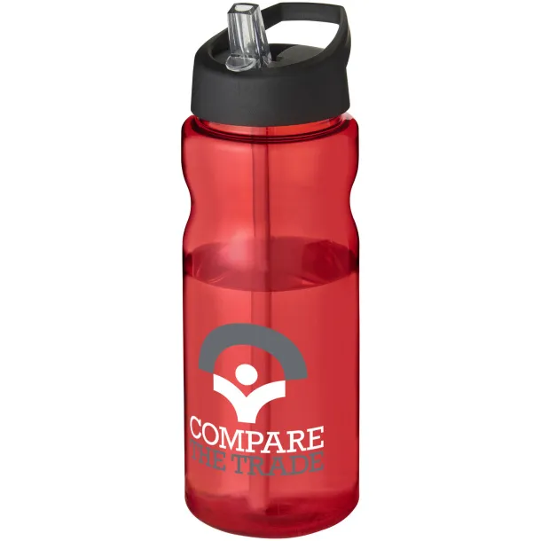H2O Base® 650 ml spout lid sport bottle Red Crna