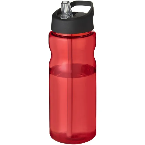 H2O Base® 650 ml spout lid sport bottle Red Crna