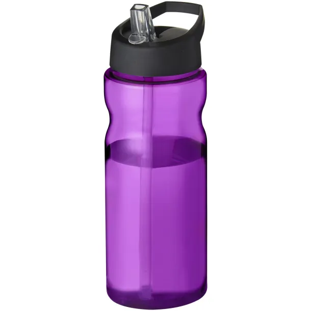 H2O Base® 650 ml spout lid sport bottle Purple Solid black