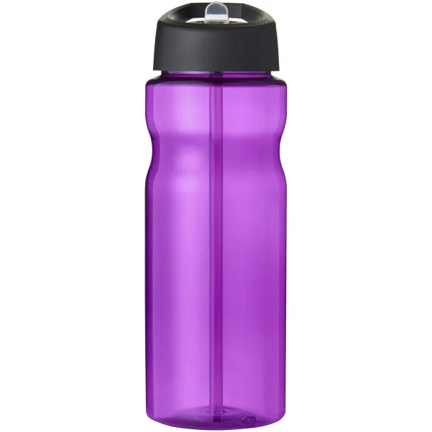 H2O Base® 650 ml spout lid sport bottle Purple Solid black