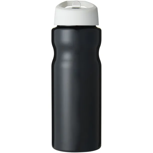 H2O Base® 650 ml spout lid sport bottle Solid black White