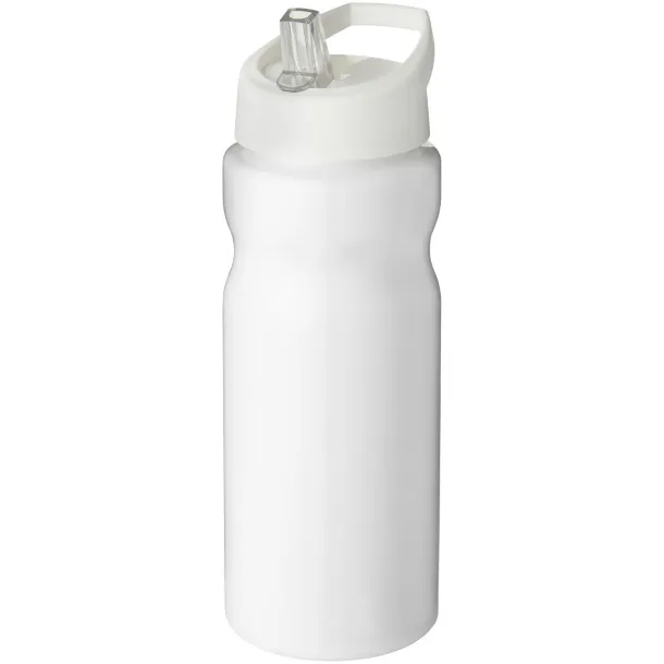 H2O Base® 650 ml spout lid sport bottle - Unbranded White