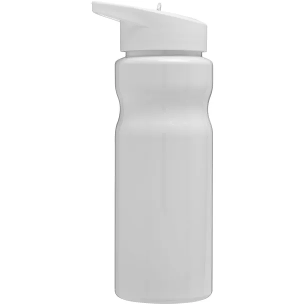 H2O Base® 650 ml spout lid sport bottle - Unbranded White