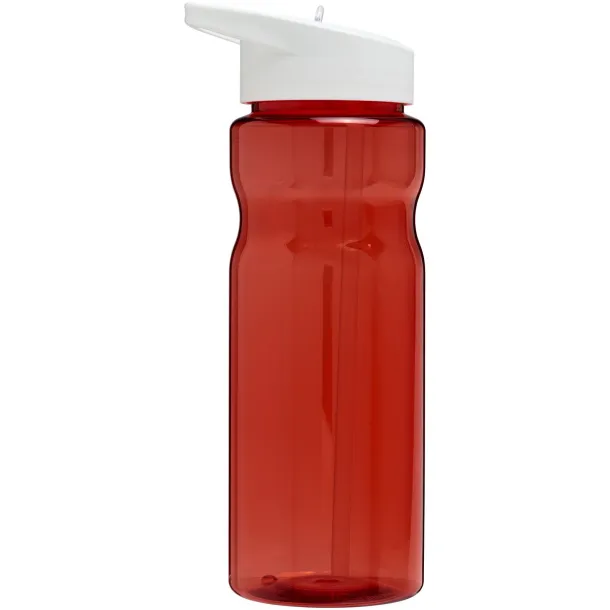 H2O Base® 650 ml spout lid sport bottle - Unbranded Red White