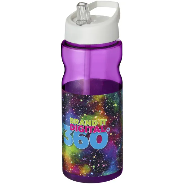 H2O Base® 650 ml spout lid sport bottle Purple White