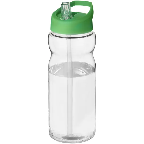 H2O Base® 650 ml spout lid sport bottle - Unbranded White Green