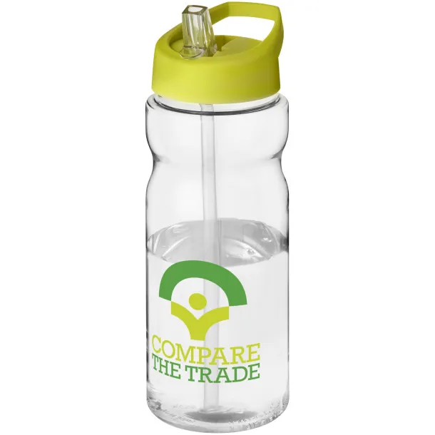 H2O Base® 650 ml spout lid sport bottle - Unbranded White Lime