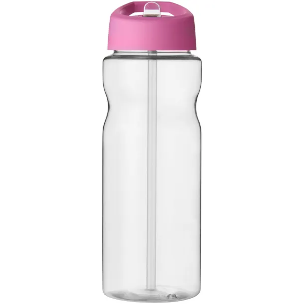 H2O Base® 650 ml spout lid sport bottle - Unbranded White Transparent pink